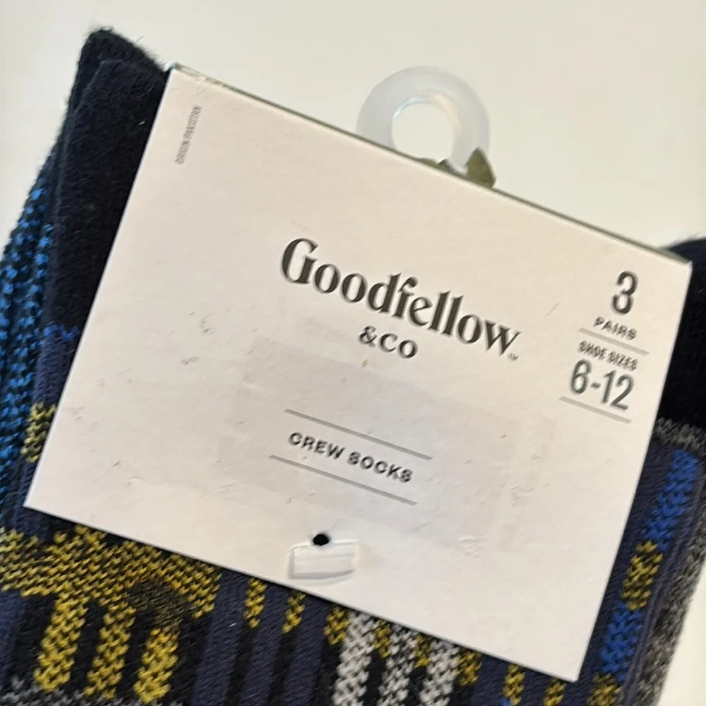 Goodfellow & Co. Men's 3 Pack Cozy Crew Socks